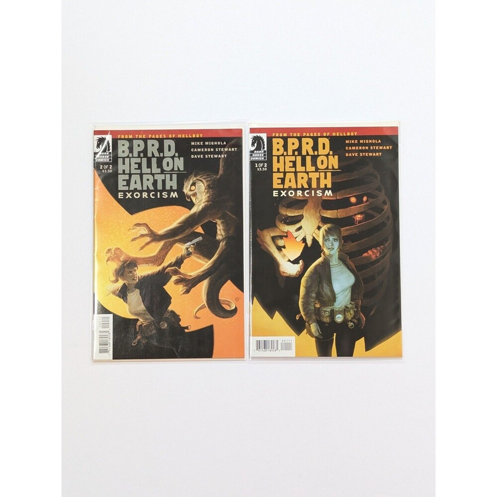 BPRD: Hell On Earth Exorcism Issues #1-2 VF/NM Hellboy Dark Horse Comics